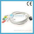 Nihon Kohden Oec-6102A 5 Lead ECG Cable, Clip Type, 8pin
